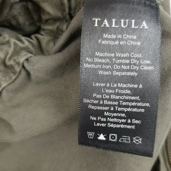 Talula Aritzia Olive Army Green Trooper Jacket - Picture 9 of 9